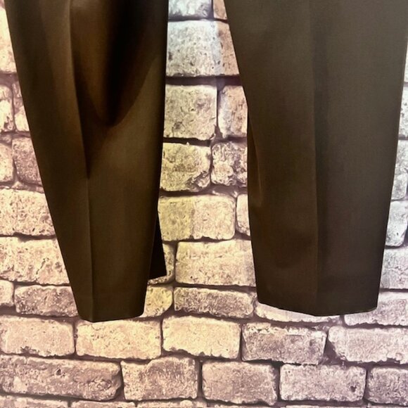 Talbots Brown Classic Slim Fit Dress Pants Size 14 - Picture 6 of 9